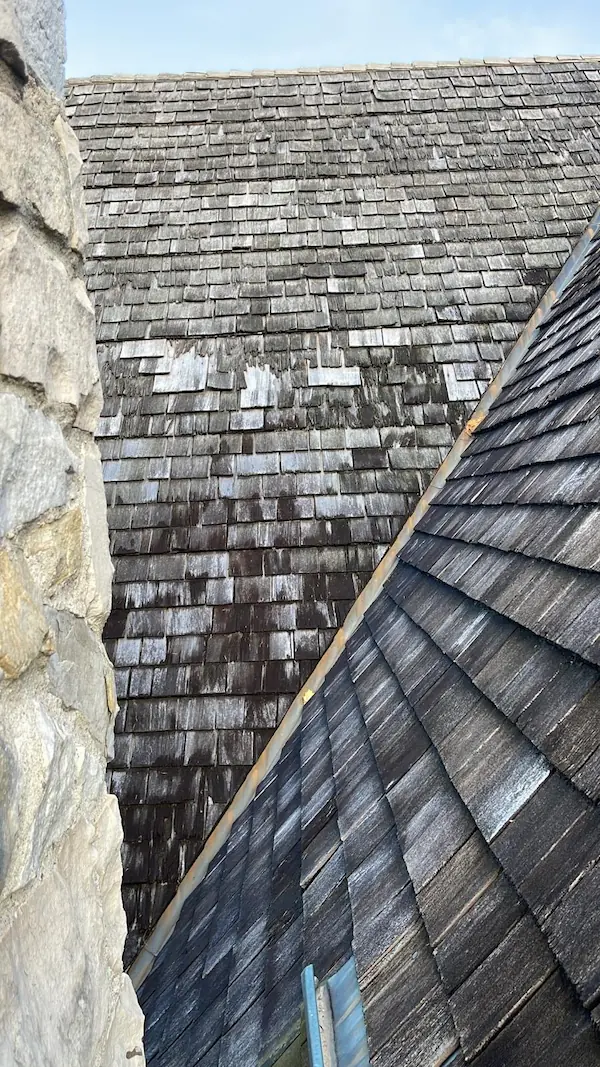 Rotten cedar shakes repair Vaughan 416-616-6761